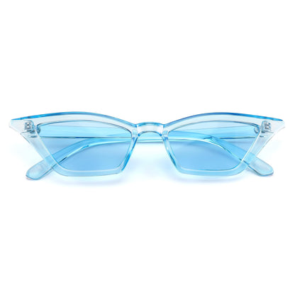 Small Cat Eye Sunglasses Vintage Square Shade Women Eyewear B2291