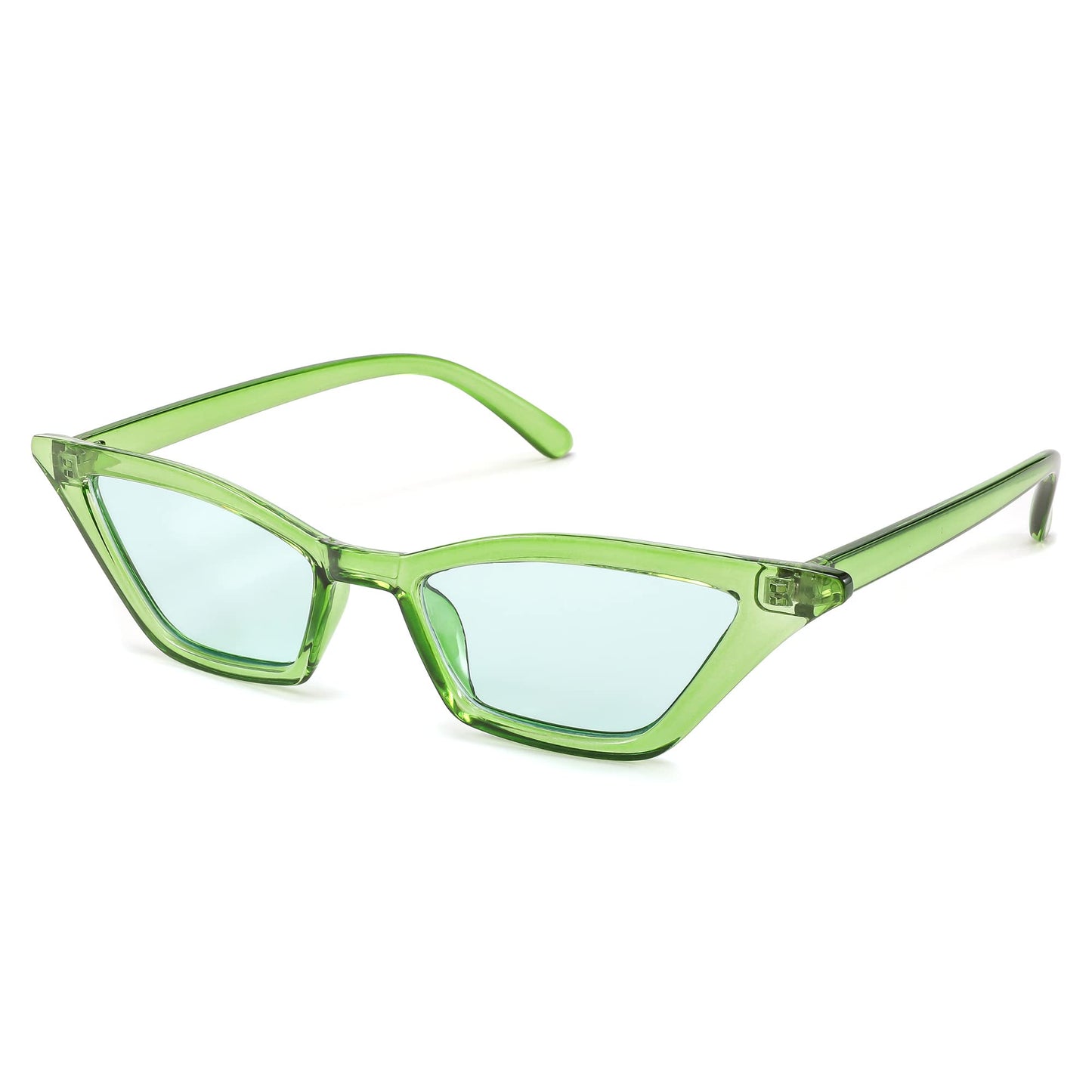 Small Cat Eye Sunglasses Vintage Square Shade Women Eyewear B2291