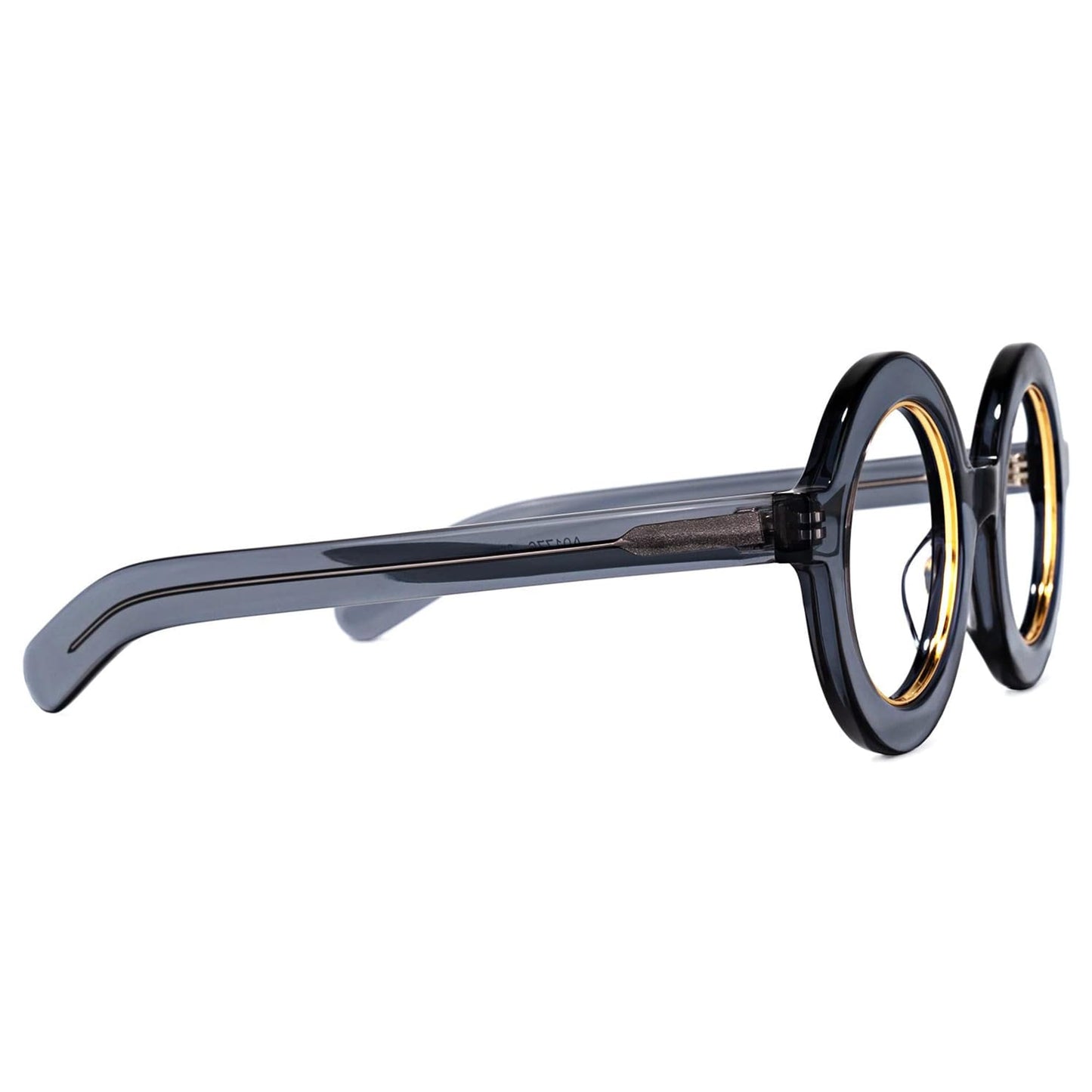 Retro Thick Round Blue Light Blocking Glasses