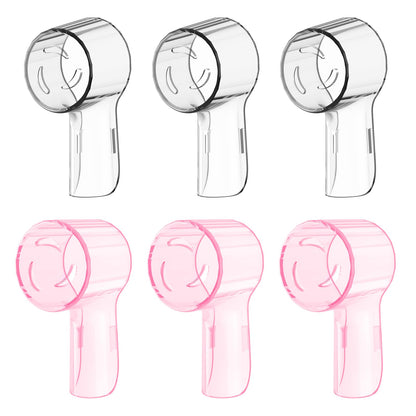 6 Pack Toothbrush Heads Dustproof Cover Compatible with Oral B, Fits for Oral-B iO Series, Pro 1000, 1500, 5000, 7500 Electric Toothbrush, Protects Brush Head and Convenient Travel