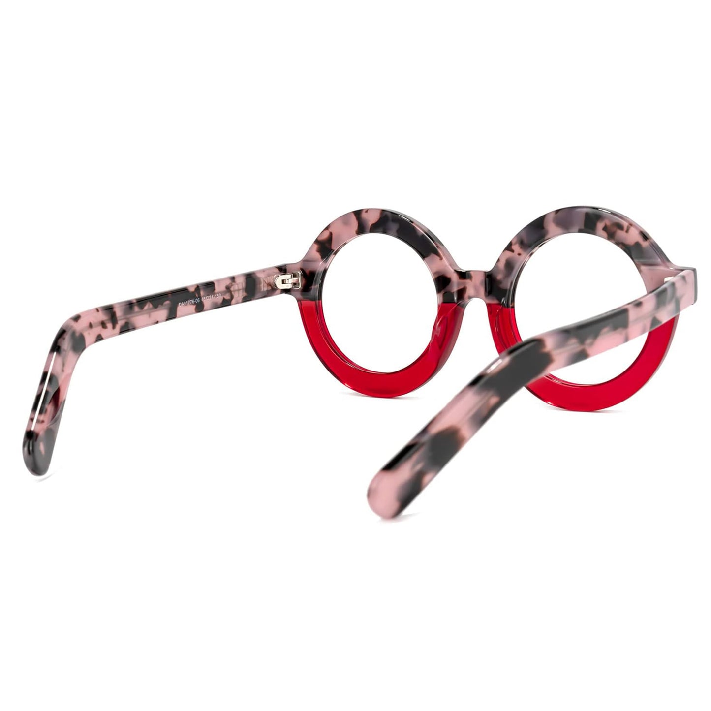 Retro Thick Round Blue Light Blocking Glasses