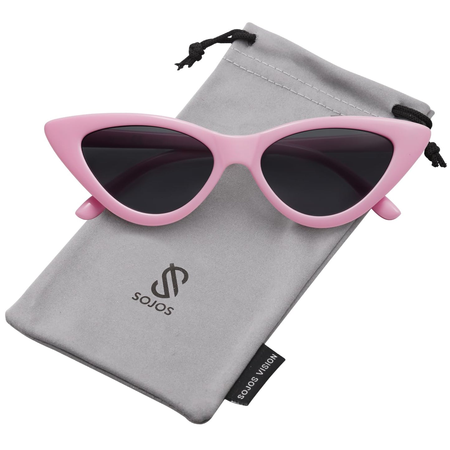 Retro Vintage Narrow Cat Eye Sunglasses for Women Clout Goggles Plastic Frame