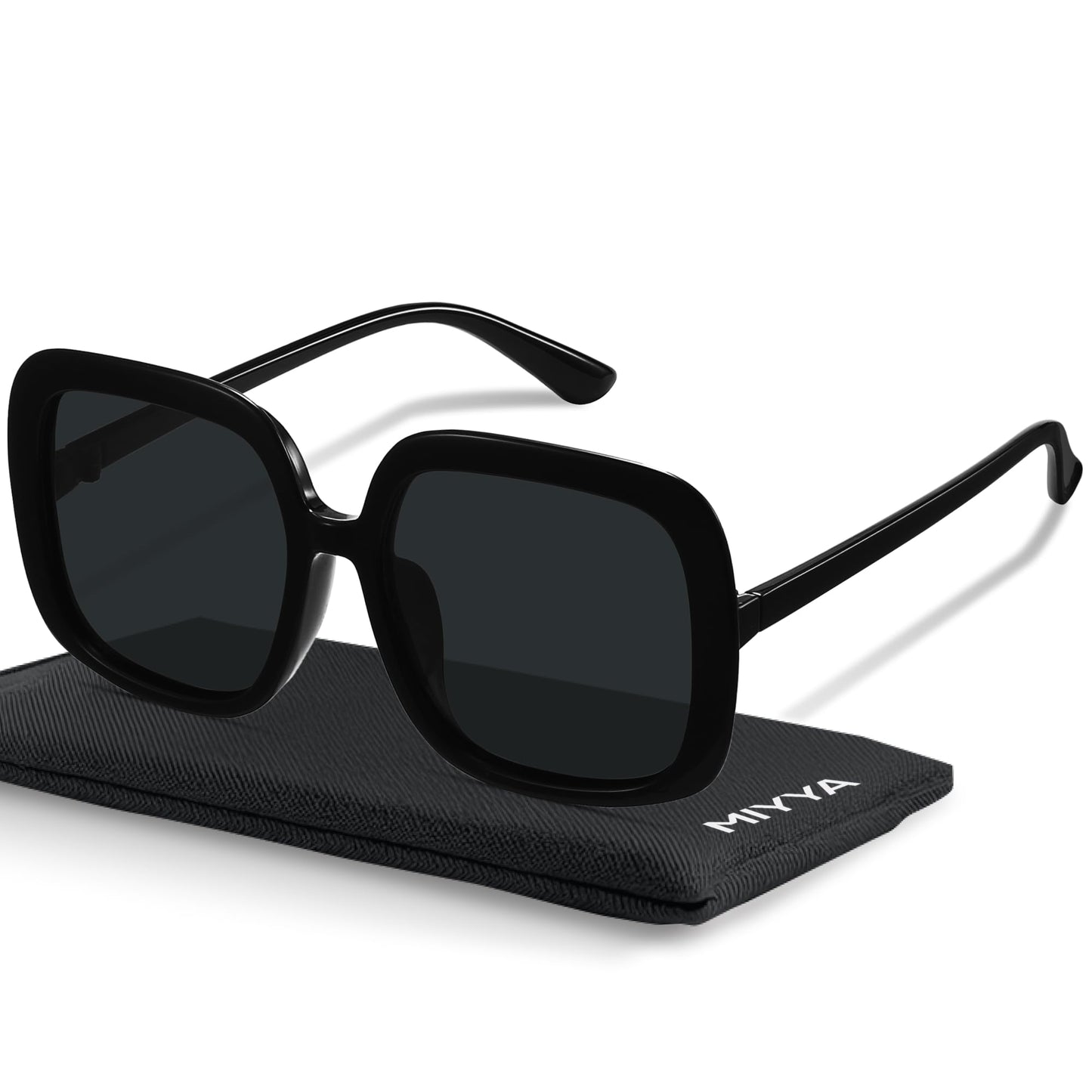 Oversized Polarized Sunglasses Women, Trendy Retro Sun Glasses