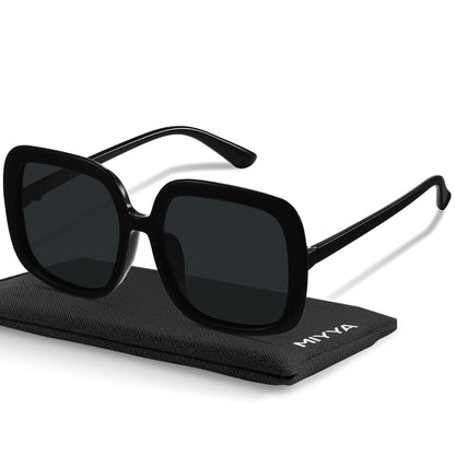 Oversized Polarized Sunglasses Women, Trendy Retro Sun Glasses