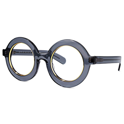 Retro Thick Round Blue Light Blocking Glasses