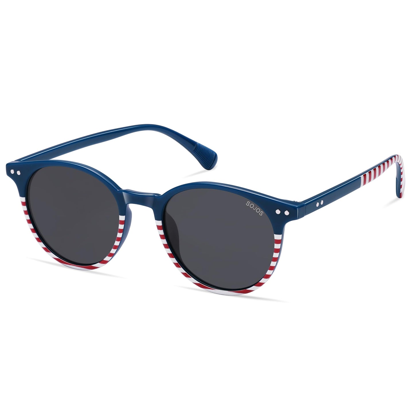 Small Round Classic Polarized Sunglasses for Women Men Vintage Style UV400 Lens SJ2113