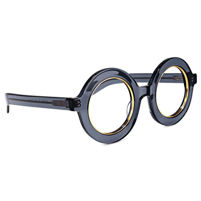 Retro Thick Round Blue Light Blocking Glasses