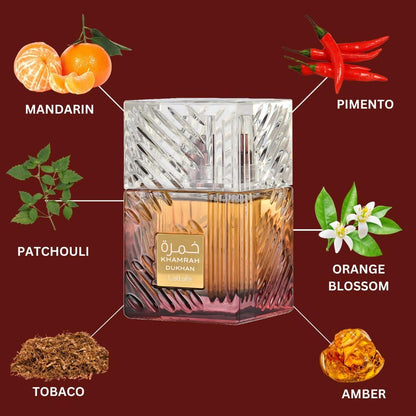 Khamrah - Vanilla, Warm Spicy, Amber, Cinnamon - Eau de Parfum Long-Lasting Fragrance for Unisex, 3.40 Ounce / 100 ml