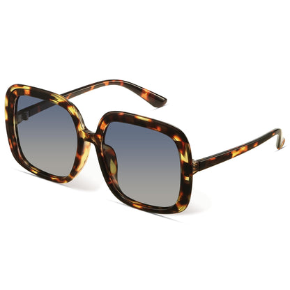 Oversized Polarized Sunglasses Women, Trendy Retro Sun Glasses