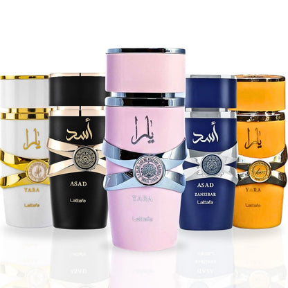 Lattafa Yara - Vanilla, Gourmand, Fruity, Floral - Eau de Parfum Long-Lasting Fragrance for Women, 3.40 Ounce / 100 ml