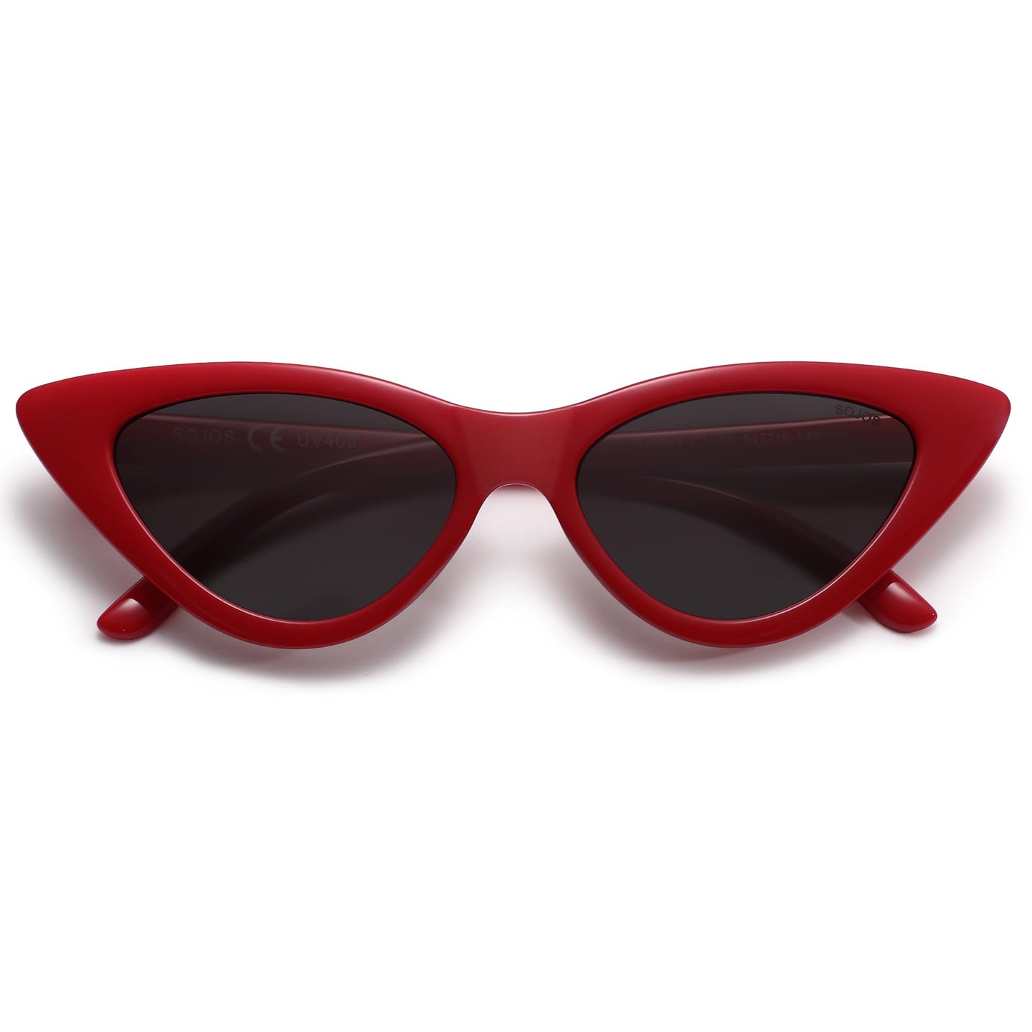 Retro Vintage Narrow Cat Eye Sunglasses for Women Clout Goggles Plastic Frame