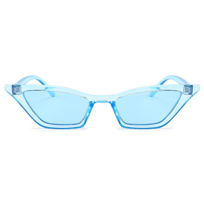 Small Cat Eye Sunglasses Vintage Square Shade Women Eyewear B2291