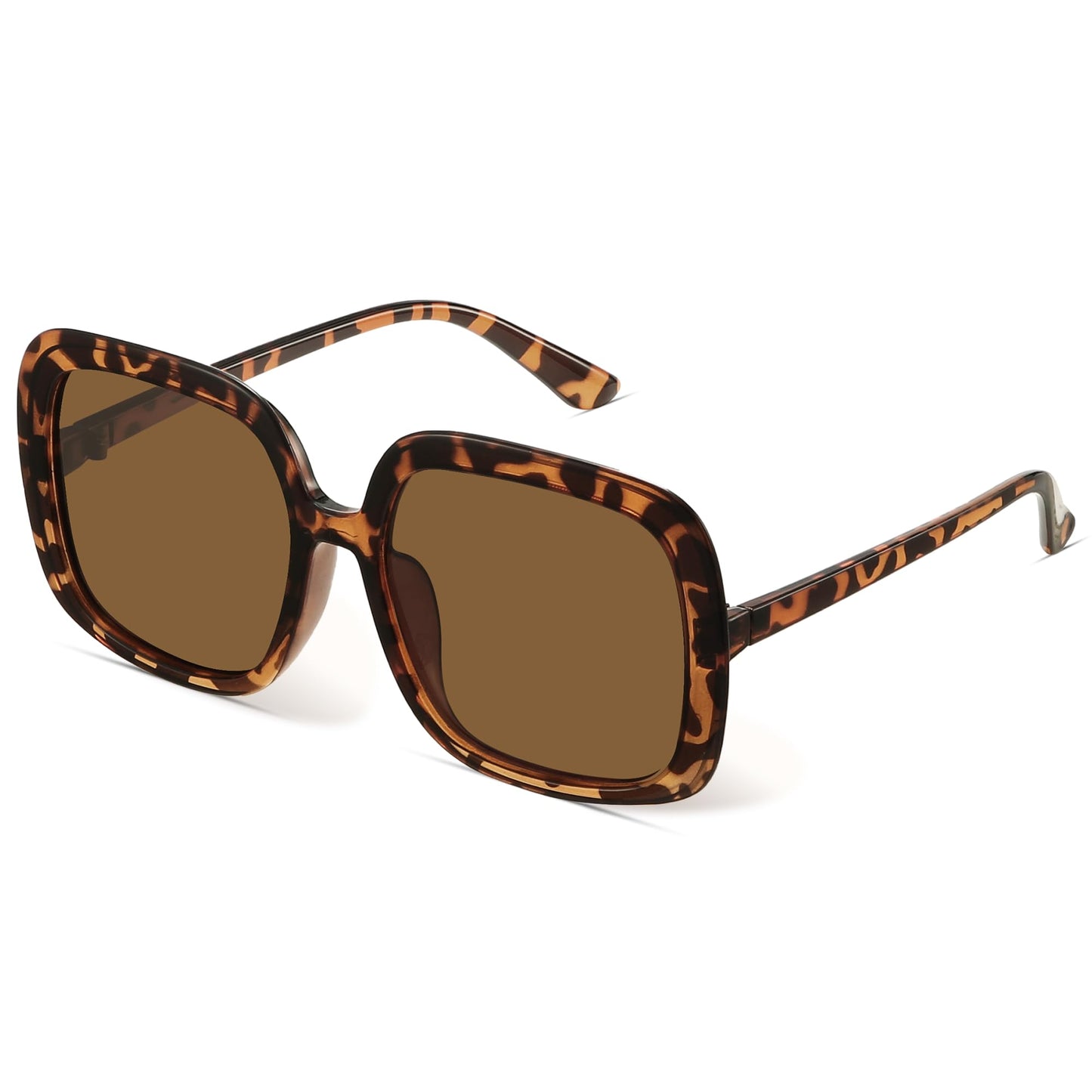 Oversized Polarized Sunglasses Women, Trendy Retro Sun Glasses