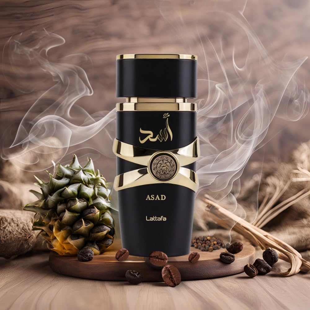 Perfumes Asad for Unisex Eau de Parfum Spray, 3.4 Ounce