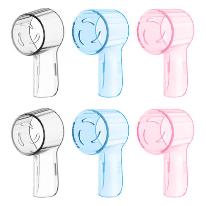 6 Pack Toothbrush Heads Dustproof Cover Compatible with Oral B, Fits for Oral-B iO Series, Pro 1000, 1500, 5000, 7500 Electric Toothbrush, Protects Brush Head and Convenient Travel