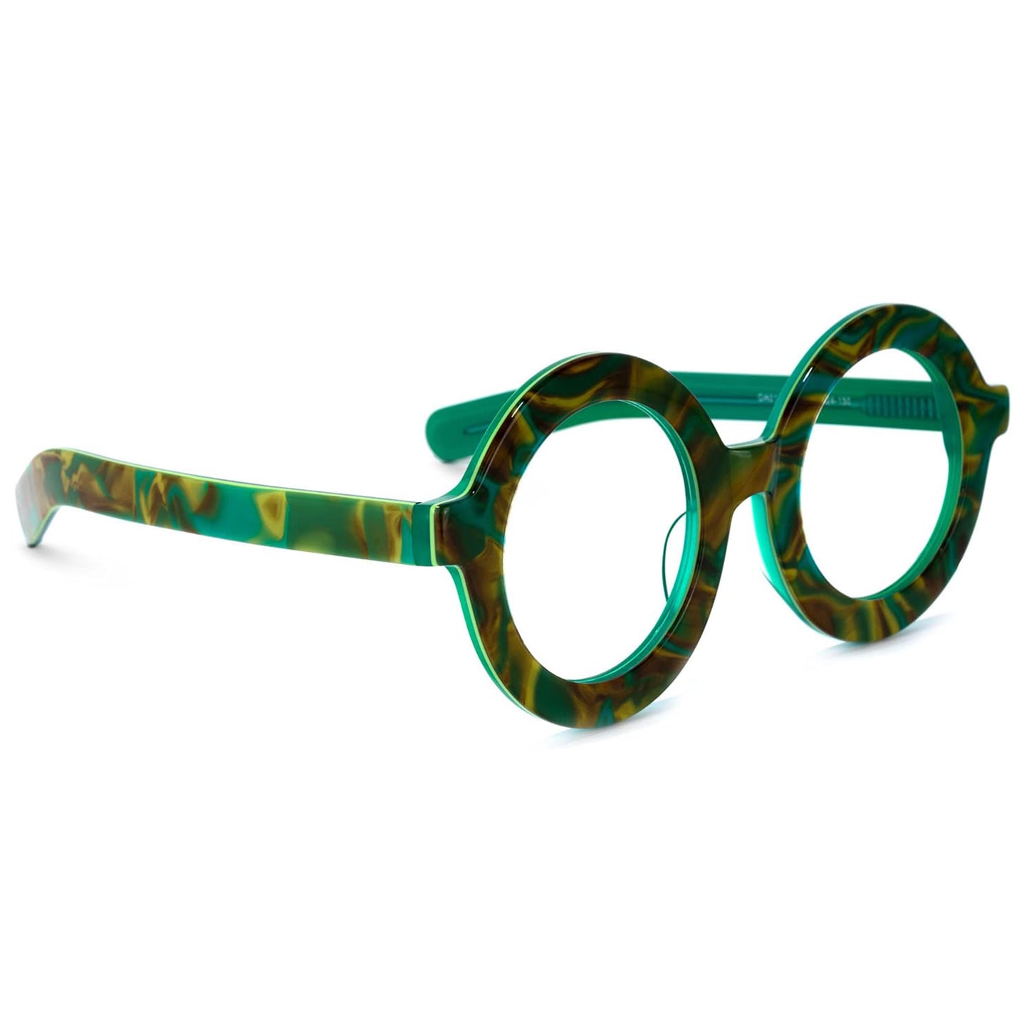 Retro Thick Round Blue Light Blocking Glasses