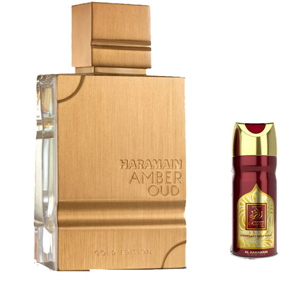 Haramain Al Amber Oud Gold Edition - Arabian Perfume for Women and Men - Unisex Long Lasting Amber for Men and Women - 3.33 oz