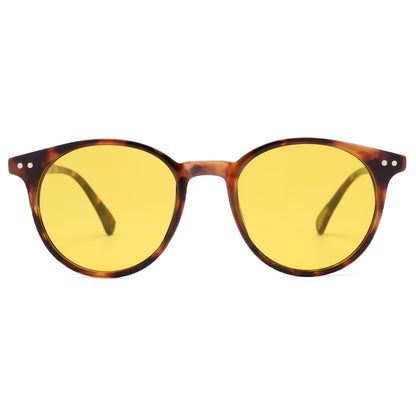 Small Round Classic Polarized Sunglasses for Women Men Vintage Style UV400 Lens SJ2113