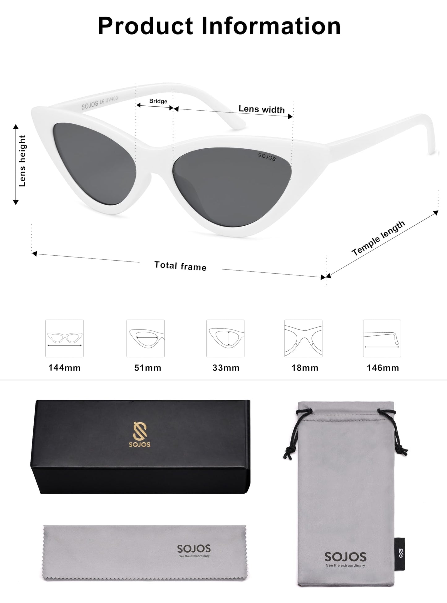 Retro Vintage Narrow Cat Eye Sunglasses for Women Clout Goggles Plastic Frame