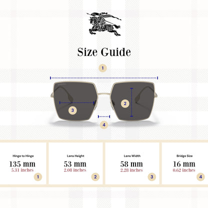 BURBERRY Daphne Square Sunglasses