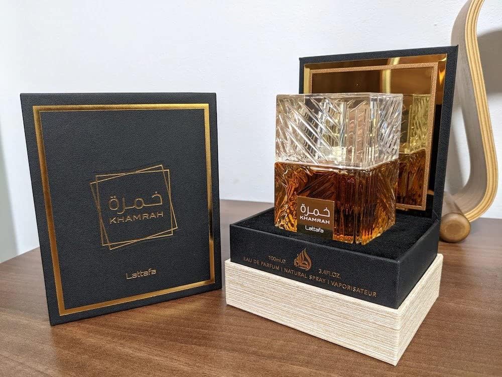 Khamrah - Vanilla, Warm Spicy, Amber, Cinnamon - Eau de Parfum Long-Lasting Fragrance for Unisex, 3.40 Ounce / 100 ml