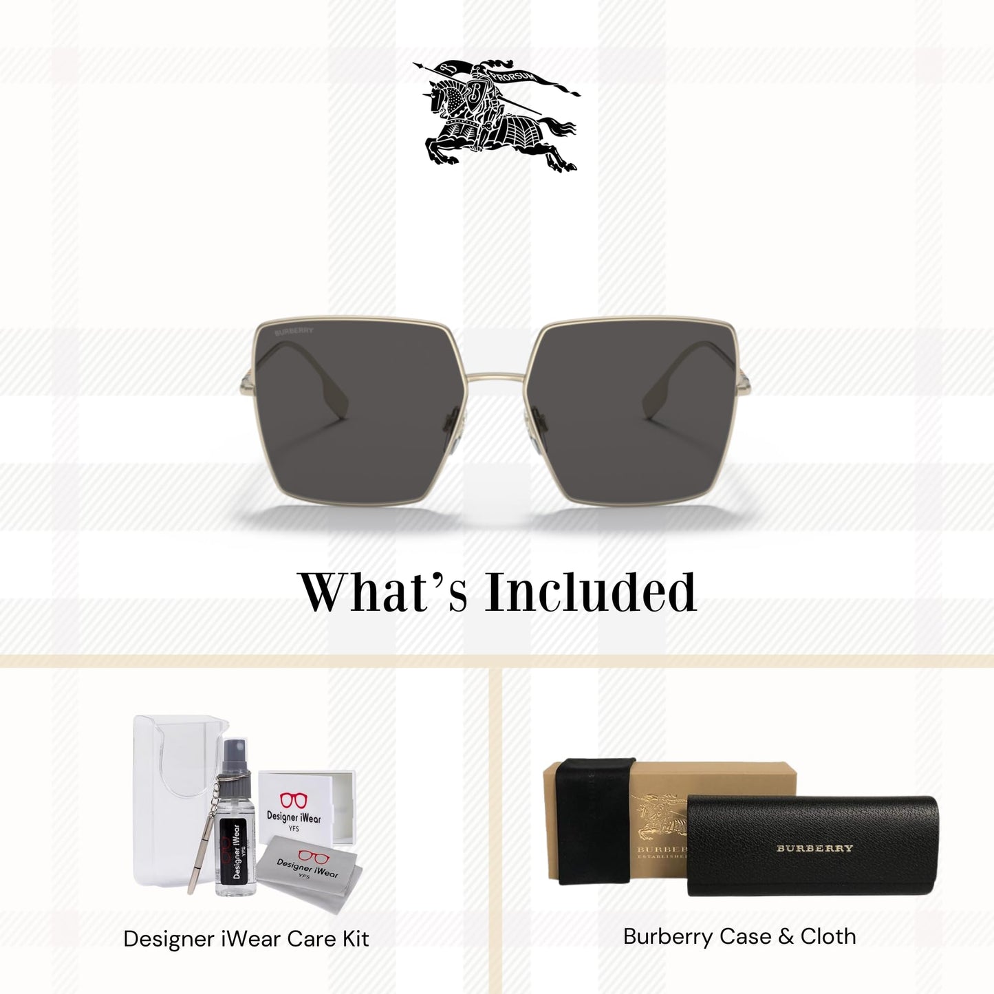 BURBERRY Daphne Square Sunglasses