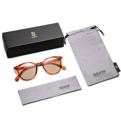 Small Round Classic Polarized Sunglasses for Women Men Vintage Style UV400 Lens SJ2113