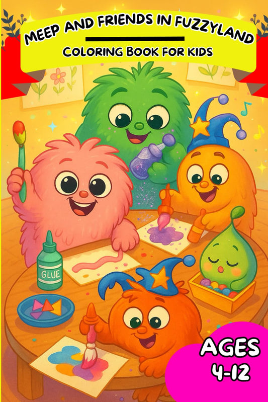 MEEP & Friends in Fuzzyland: Color, Laugh, and Explore with Meep & Friends!
