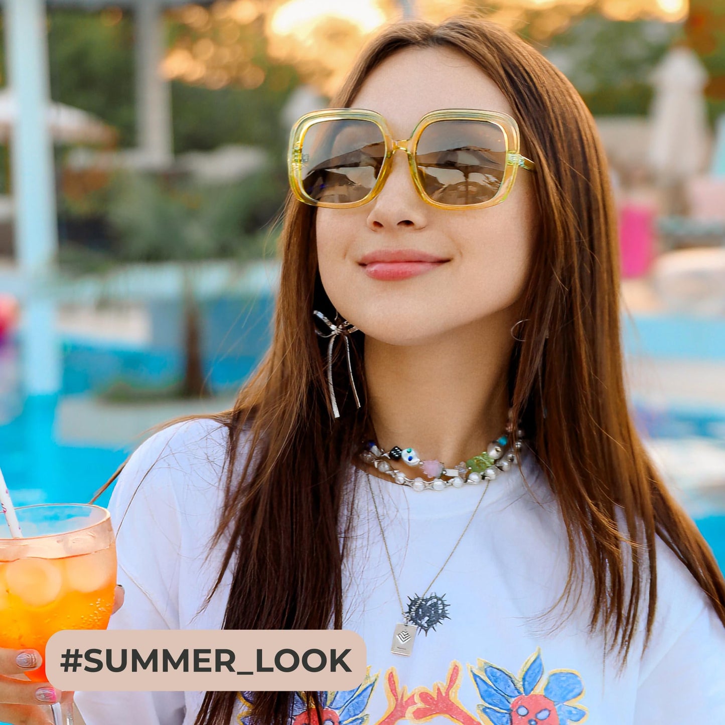 Oversized Polarized Sunglasses Women, Trendy Retro Sun Glasses