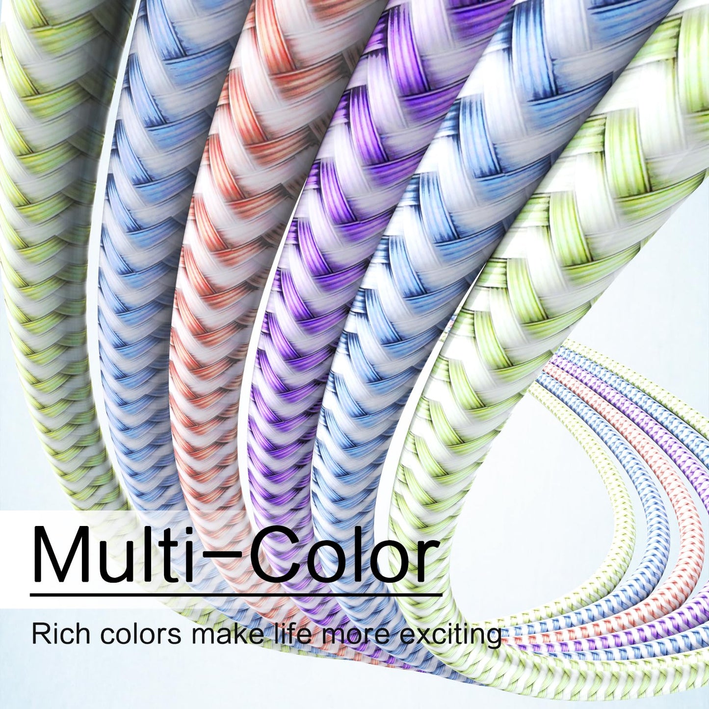 [Apple MFi Certified] 6Pack 3/3/6/6/6/10 FT iPhone Charger Nylon Braided Fast Charging Lightning Cable Compatible iPhone 14 Pro/13 mini/13/12/11 Pro MAX/XR/XS/8/7/Plus/6S/SE/iPad